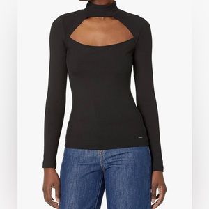 GUESS Black Ls llaria Topjet Size: M